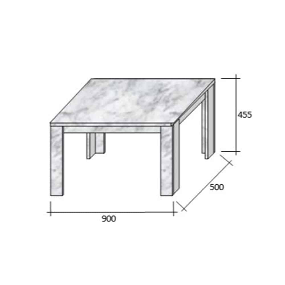 MAGNUM 90 COFFEE TABLE SONOMA 90x50x45.5