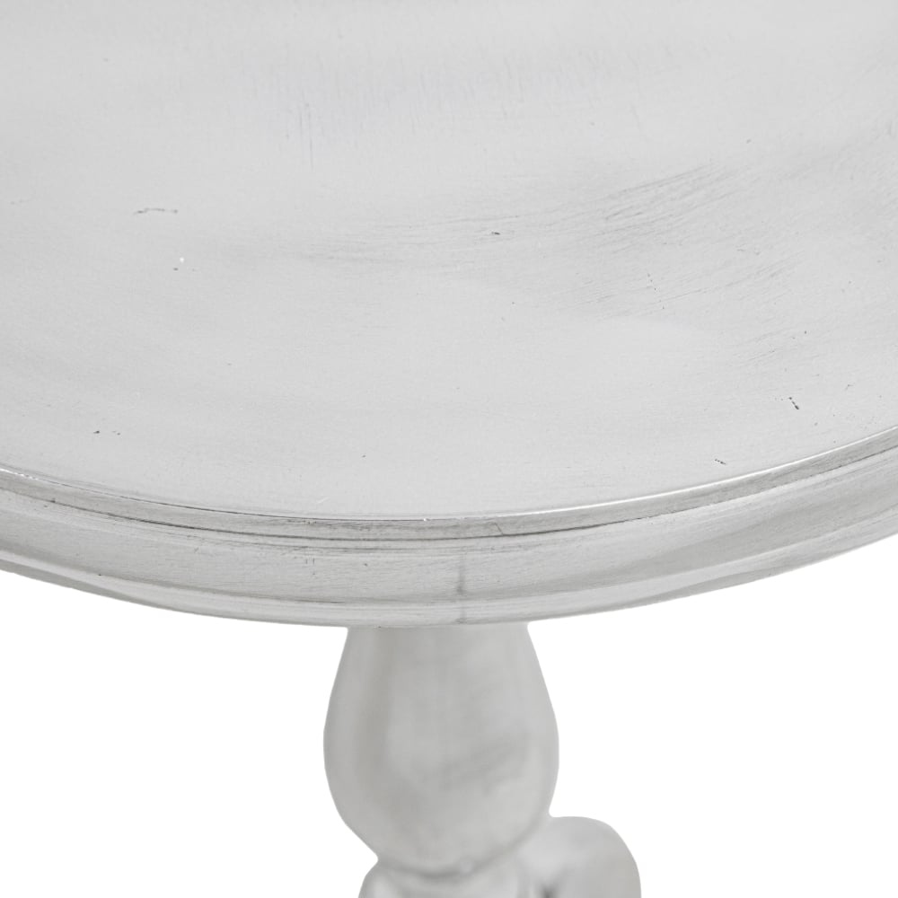 ELA SIDE TABLE ΑΣΗΜΙ 36x36x61