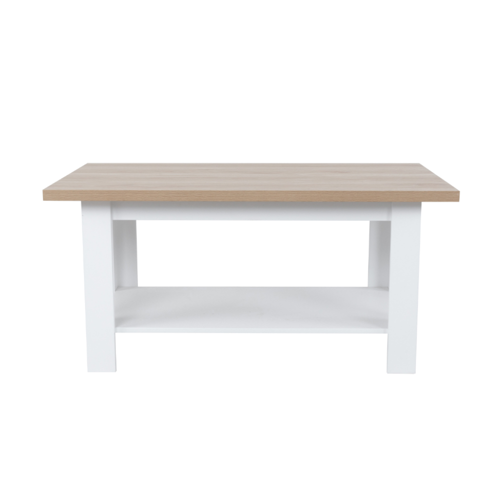 VILLAGE COFFEE TABLE ΛΕΥΚΟ ΦΥΣΙΚΟ 110x60x53