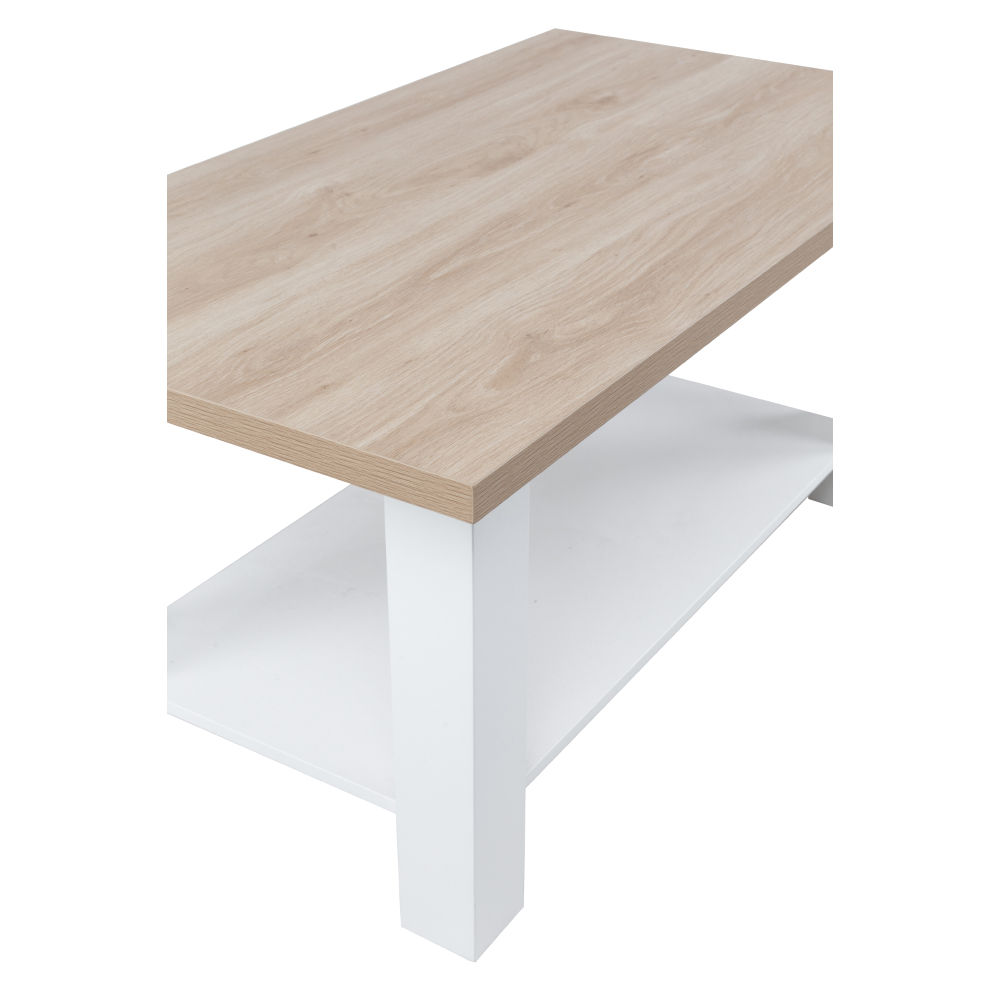 VILLAGE COFFEE TABLE ΛΕΥΚΟ ΦΥΣΙΚΟ 110x60x53