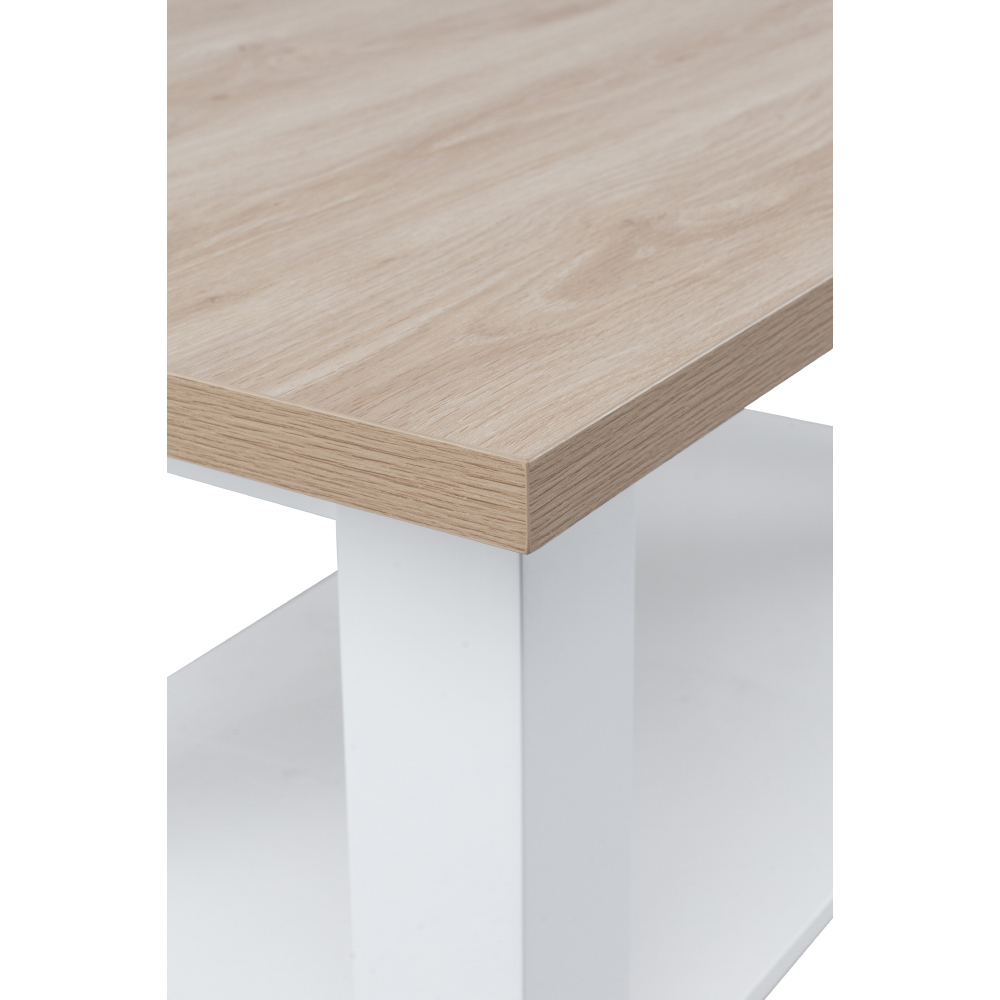 VILLAGE COFFEE TABLE ΛΕΥΚΟ ΦΥΣΙΚΟ 110x60x53