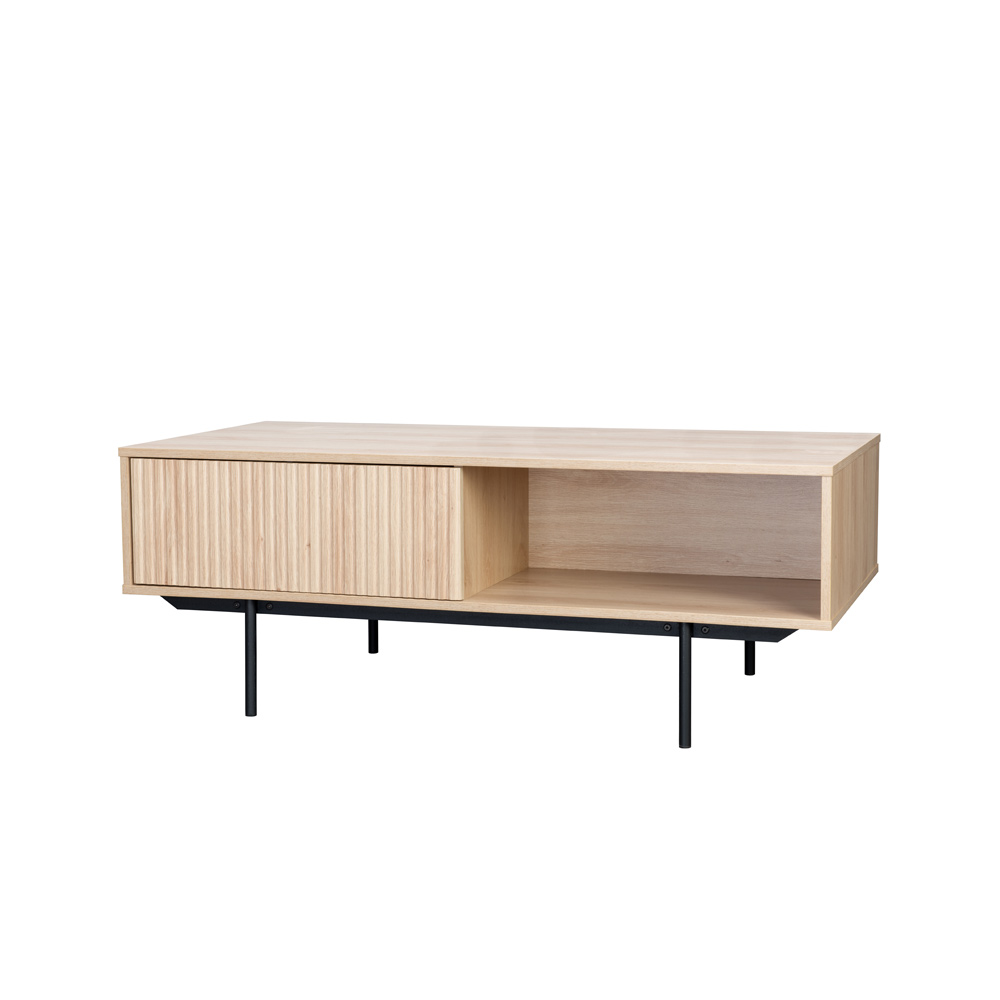 RIGOTE COFFEE TABLE 1ΣΥΡΤΑΡΙ SONOMA ΜΑΥΡΟ 120x59x45
