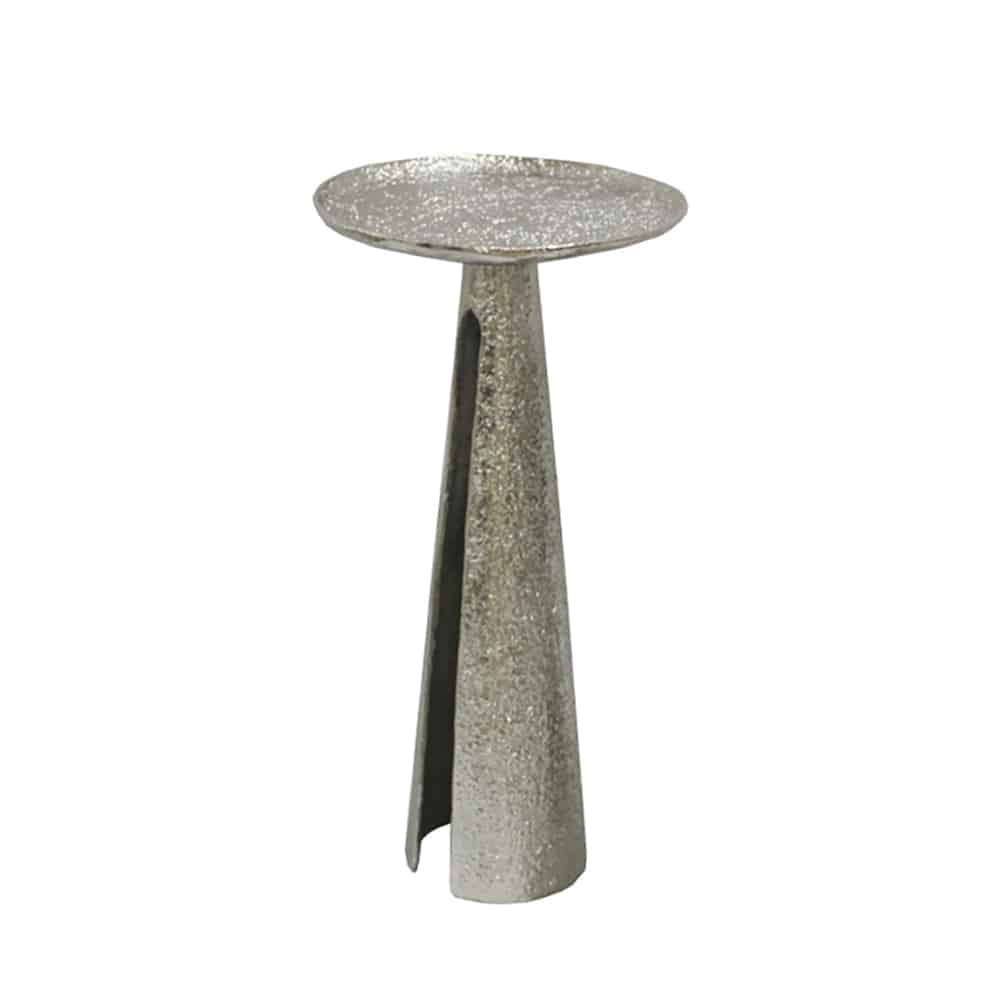 ARCO 62 SIDE TABLE NICKEL 30.5×30.5×62