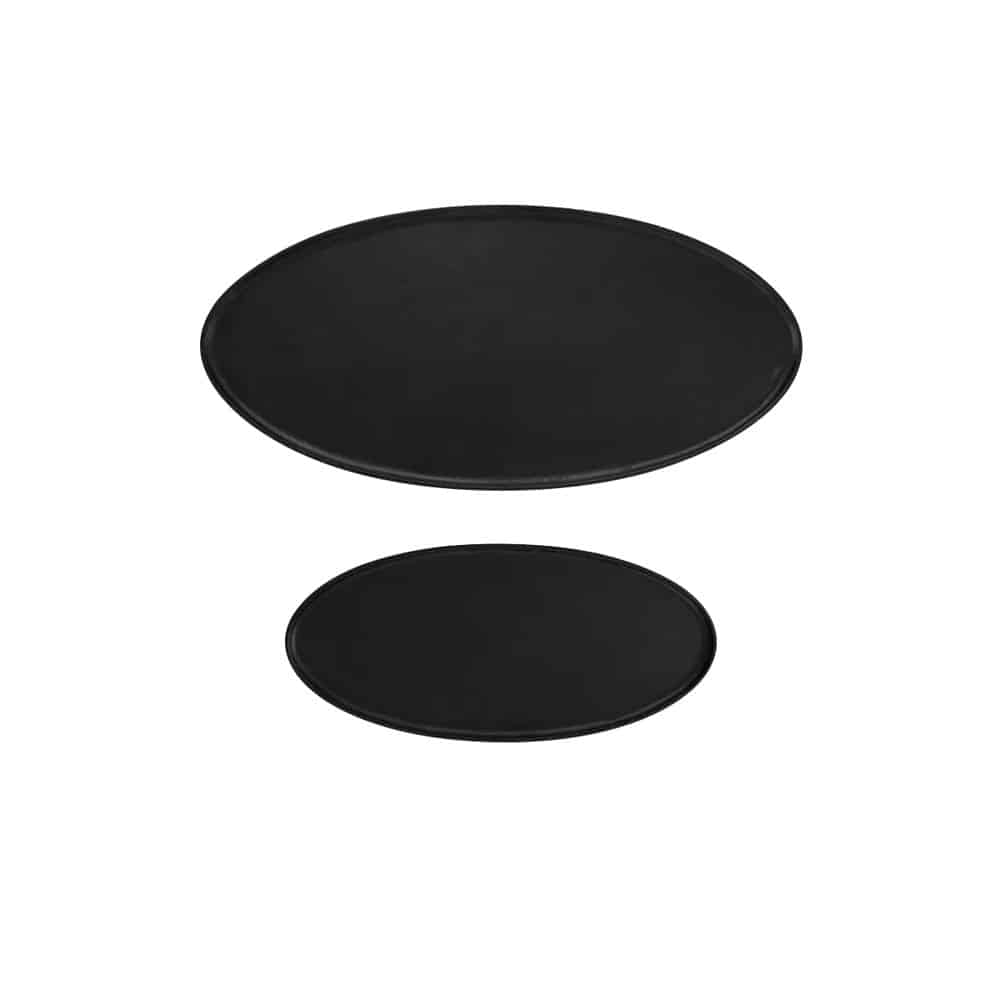 LANDING COFFEE TABLE SET 3ΤΕΜ ΜΑΥΡΟ 89x41x61.5