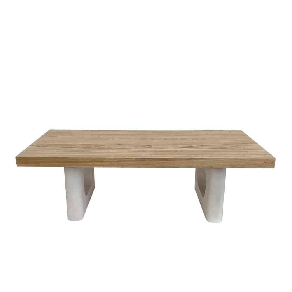 PILONAS COFFEE TABLE ΦΥΣΙΚΟ ΓΚΡΙ ΑΝΟΙΧΤΟ 120x60x36