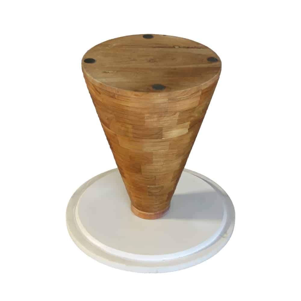 SAVOA SIDE TABLE ΛΕΥΚΟ ΚΑΡΥΔΙ 45x45x45