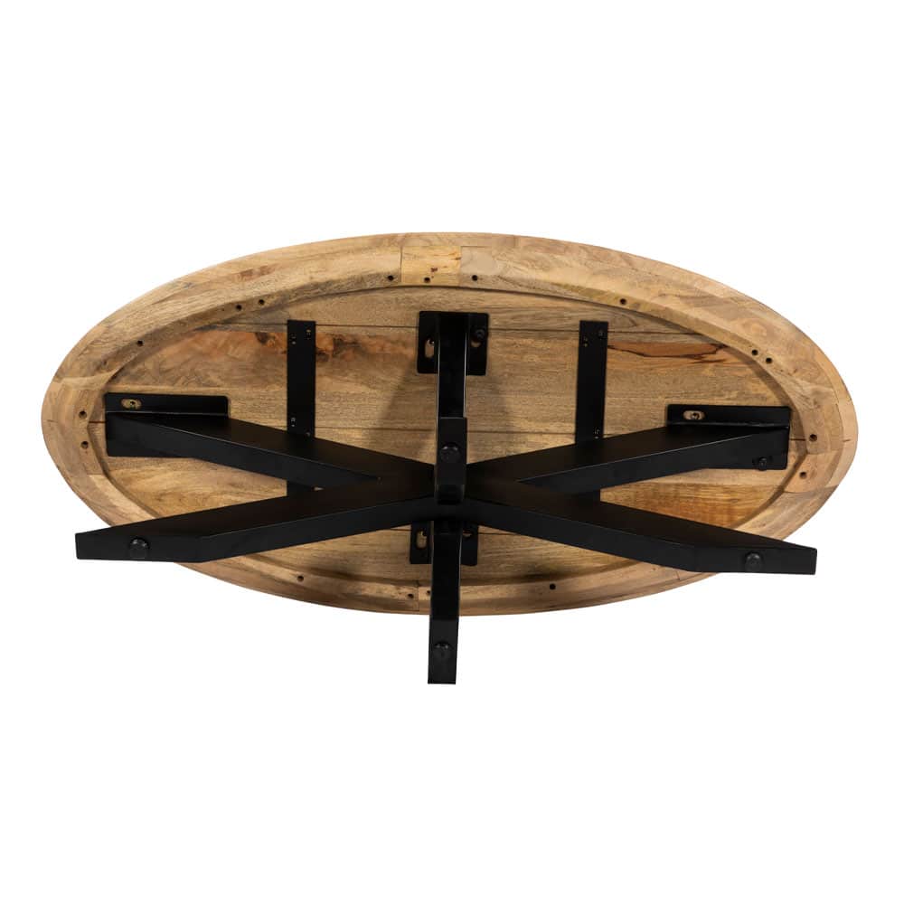 SKORPIO COFFEE TABLE ΚΑΡΥΔΙ ΜΑΥΡΟ 120x60x45