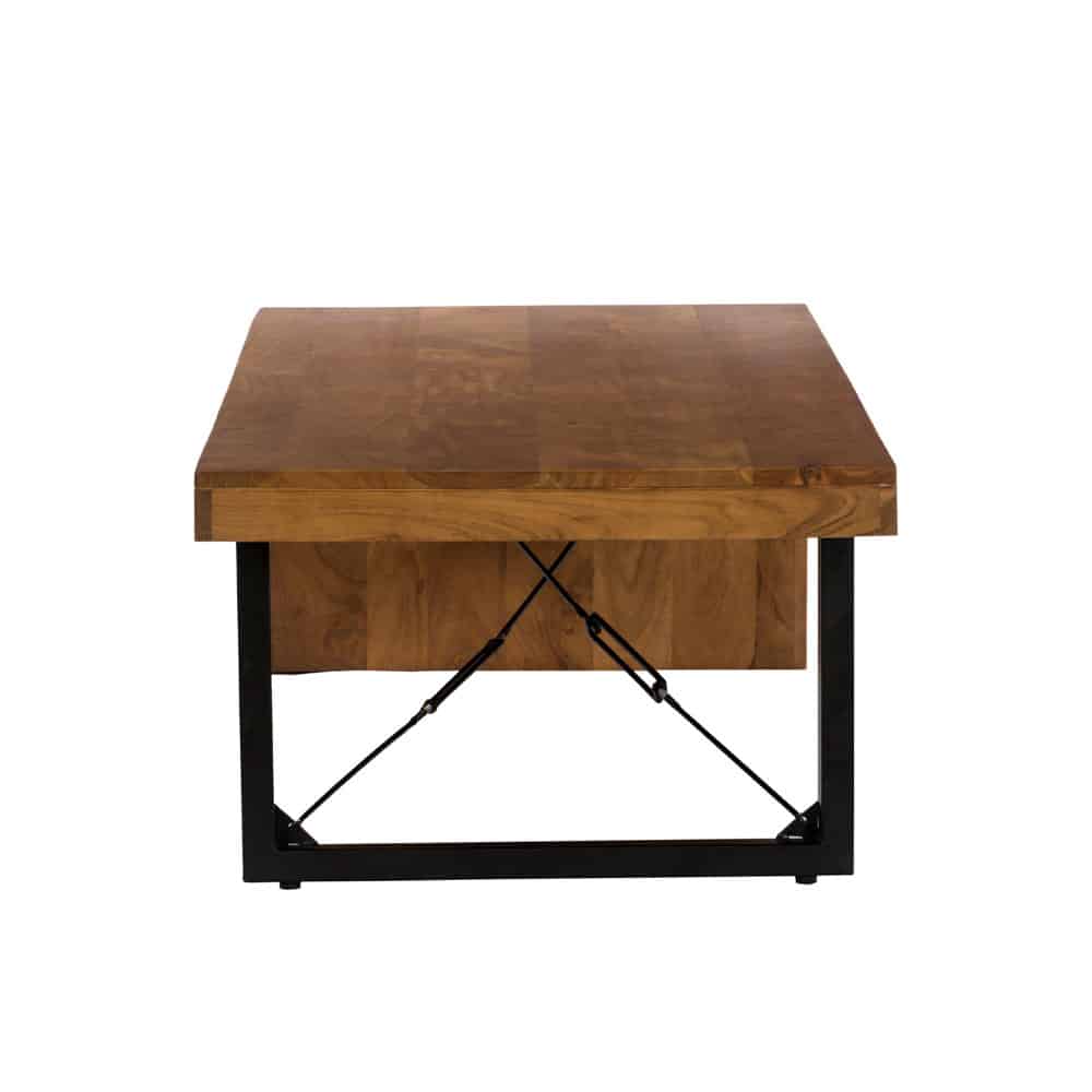 WIRE COFFEE TABLE ΚΑΡΥΔΙ ΜΑΥΡΟ 120x60x40