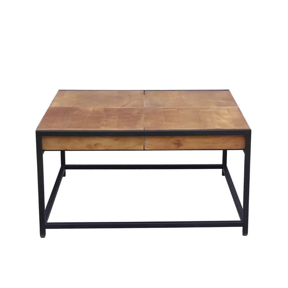 COMBO COFFEE TABLE ΚΑΡΥΔΙ ΜΑΥΡΟ 84x80x42