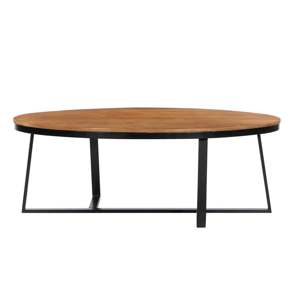 OVO COFFEE TABLE ΚΑΡΥΔΙ ΜΑΥΡΟ 121x71x44