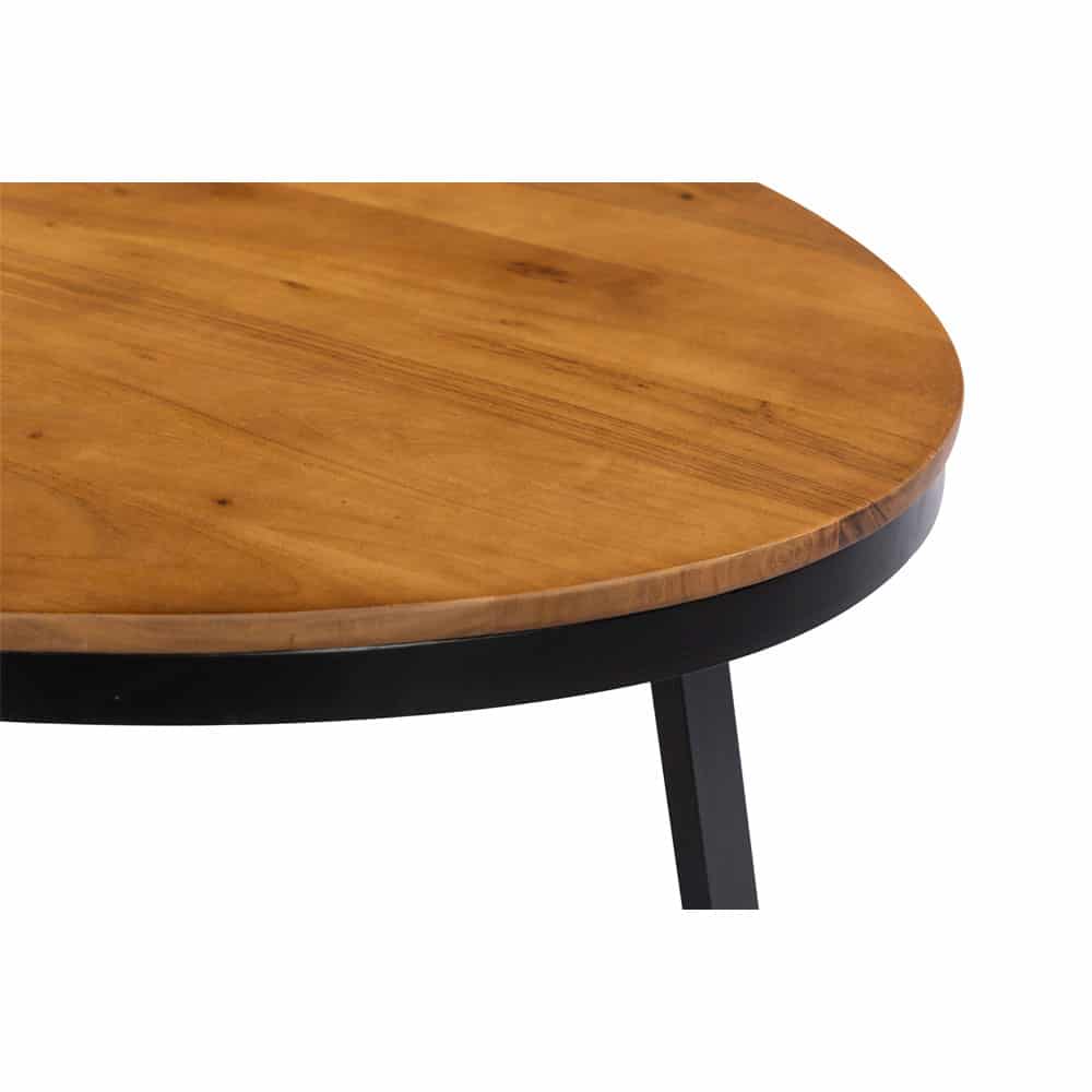 OVO COFFEE TABLE ΚΑΡΥΔΙ ΜΑΥΡΟ 121x71x44