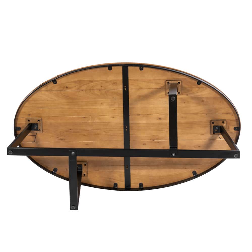 OVO COFFEE TABLE ΚΑΡΥΔΙ ΜΑΥΡΟ 121x71x44