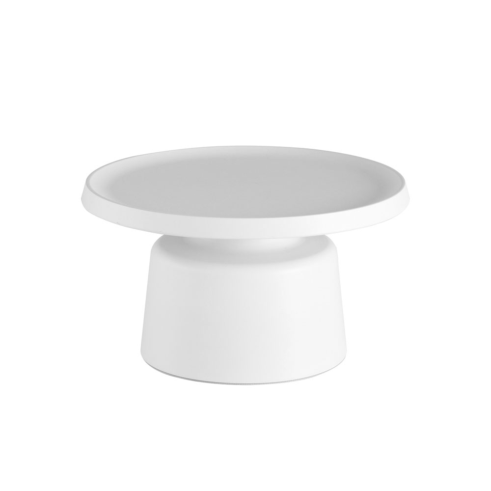 AMAR COFFEE TABLE SET 2ΤΕΜ ΛΕΥΚΟ 70x70x40