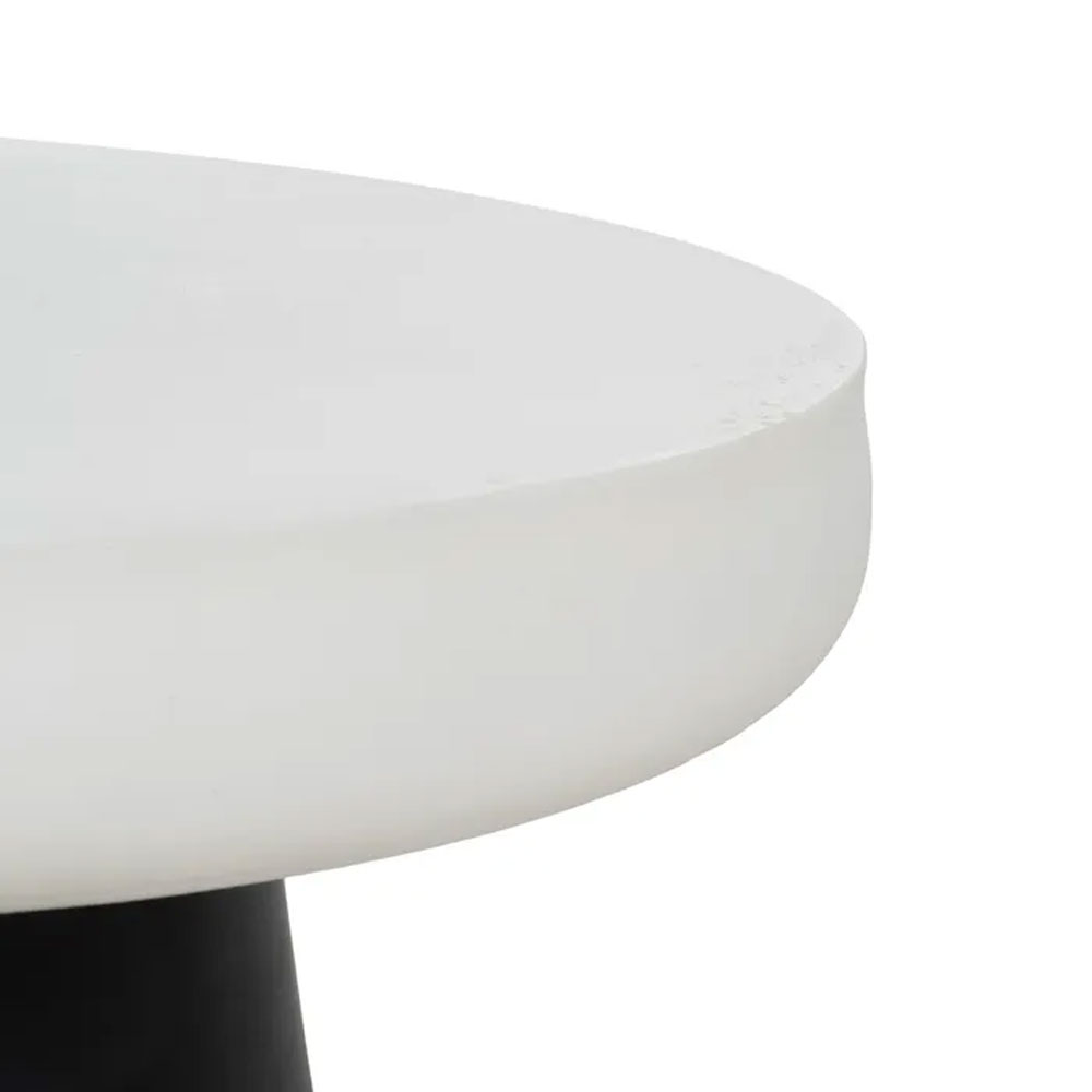 MYKONOS COFFEE TABLE ΛΕΥΚΟ ΜΑΥΡΟ 90x90x39