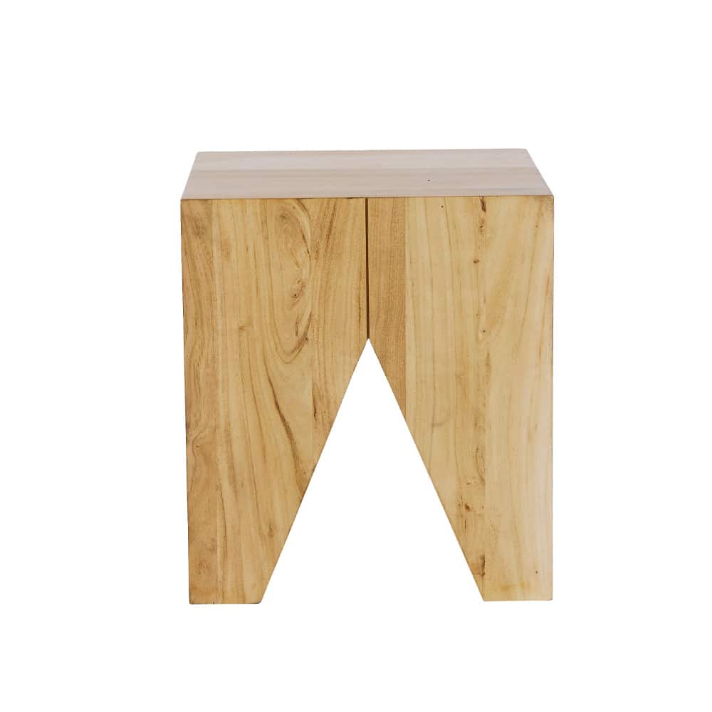 EMIR SIDE TABLE ΦΥΣΙΚΟ 40x40x45