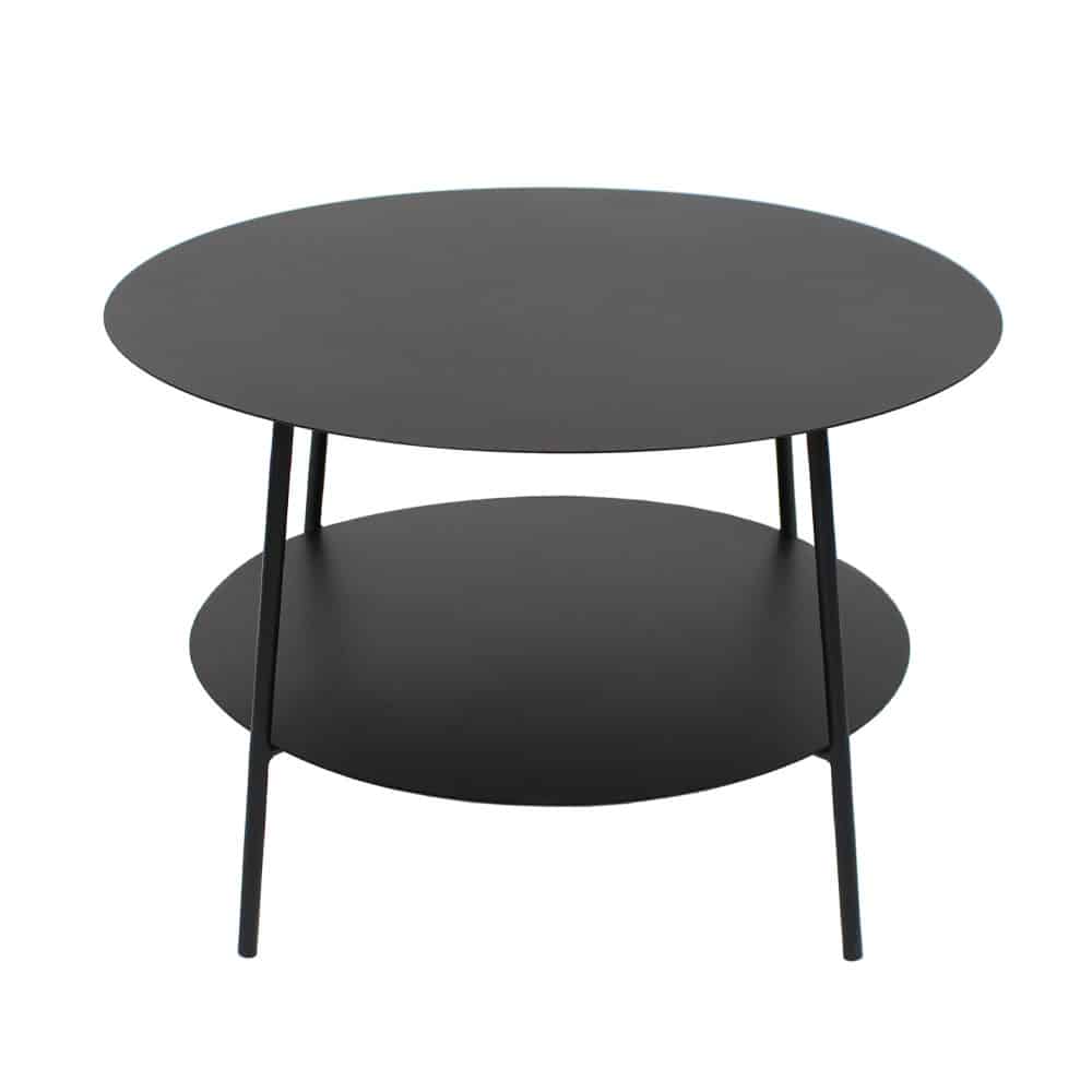 SIMPLE COFFEE TABLE ΜΑΥΡΟ 60x60x40