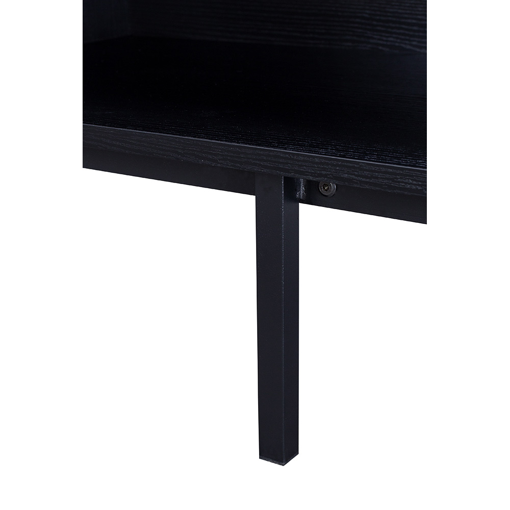 ORIGAMI TV STAND 1ΣΥΡΤΑΡΙ ΜΑΥΡΟ SONOMA 160×39.5×50
