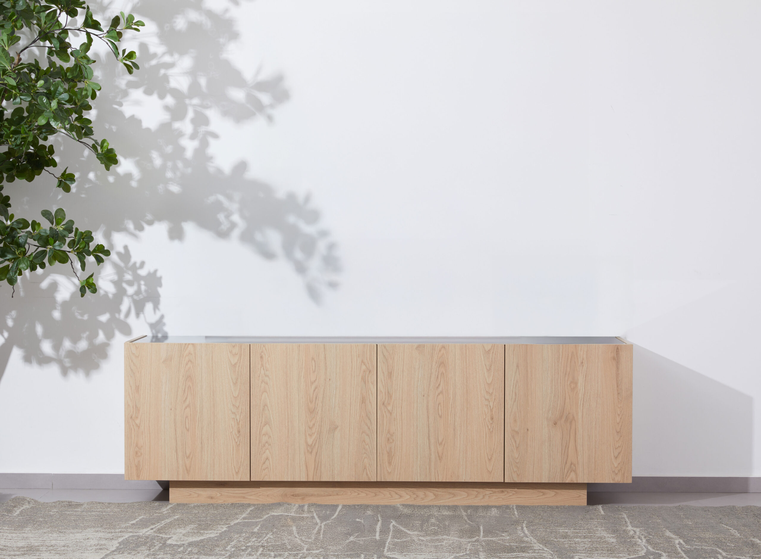 CUBIUS TV STAND 4ΠΟΡΤΕΣ ΦΥΣΙΚΟ 182x39x59