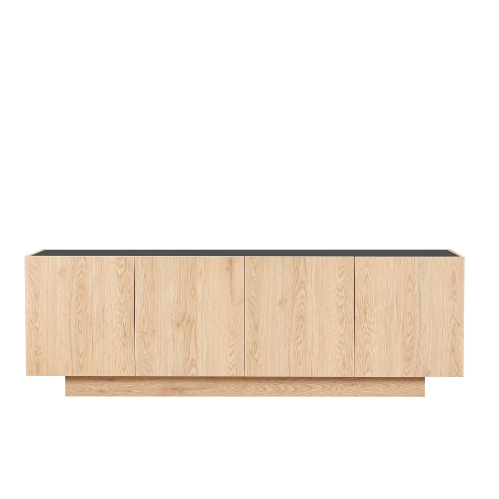 CUBIUS TV STAND 4ΠΟΡΤΕΣ ΦΥΣΙΚΟ 182x39x59