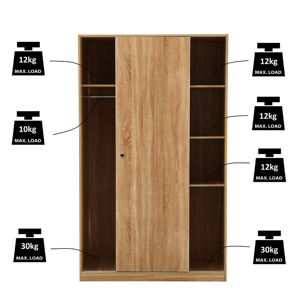 KEY ΝΤΟΥΛΑΠΑ 2ΠΟΡΤΕΣ ΦΥΣΙΚΟ 120x50x200