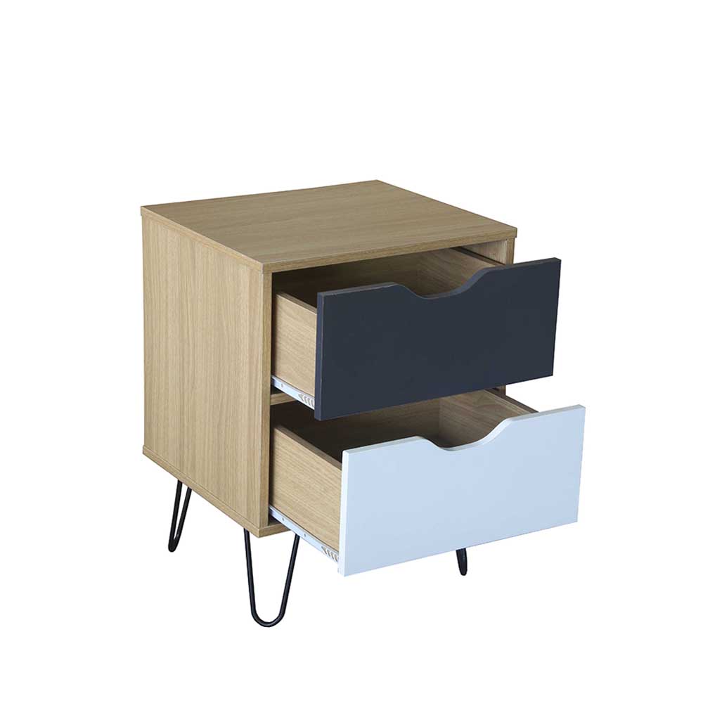 ARTIC ΚΟΜΟΔΙΝΟ SONOMA ΓΚΡΙ ΛΕΥΚΟ 45x39x59.5