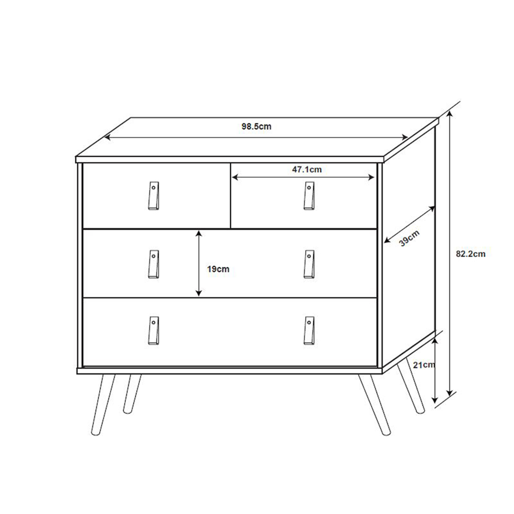 OMNIA ΣΥΡΤΑΡΙΕΡΑ ΜΑΥΡΟ SONOMA ΜΕ PATTERN 98.5x39x81.5