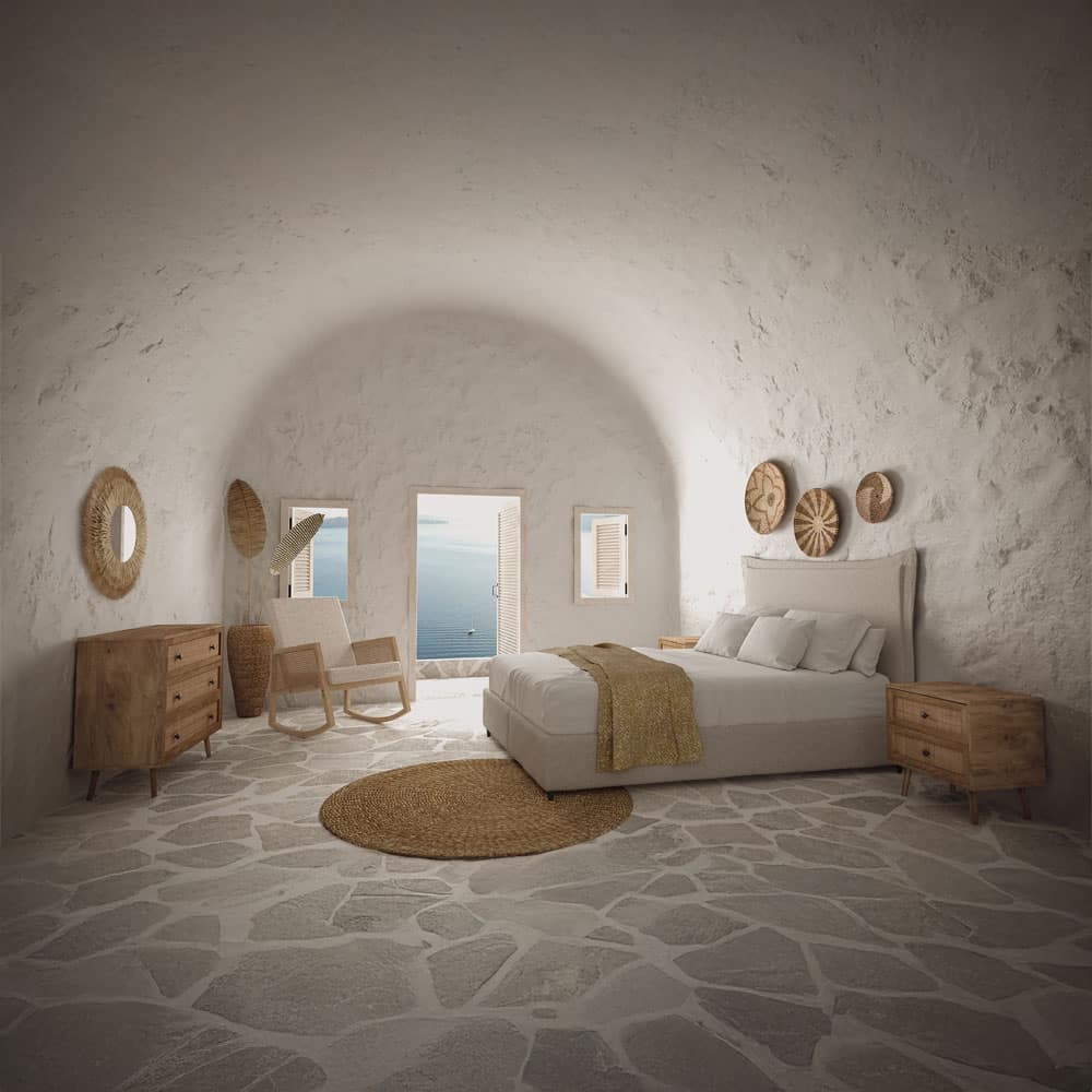 AMMOS ΣΥΡΤΑΡΙΕΡΑ 3ΣΥΡΤΑΡΙΑ ΦΥΣΙΚΟ ΜΕ RATTAN 90x39x79