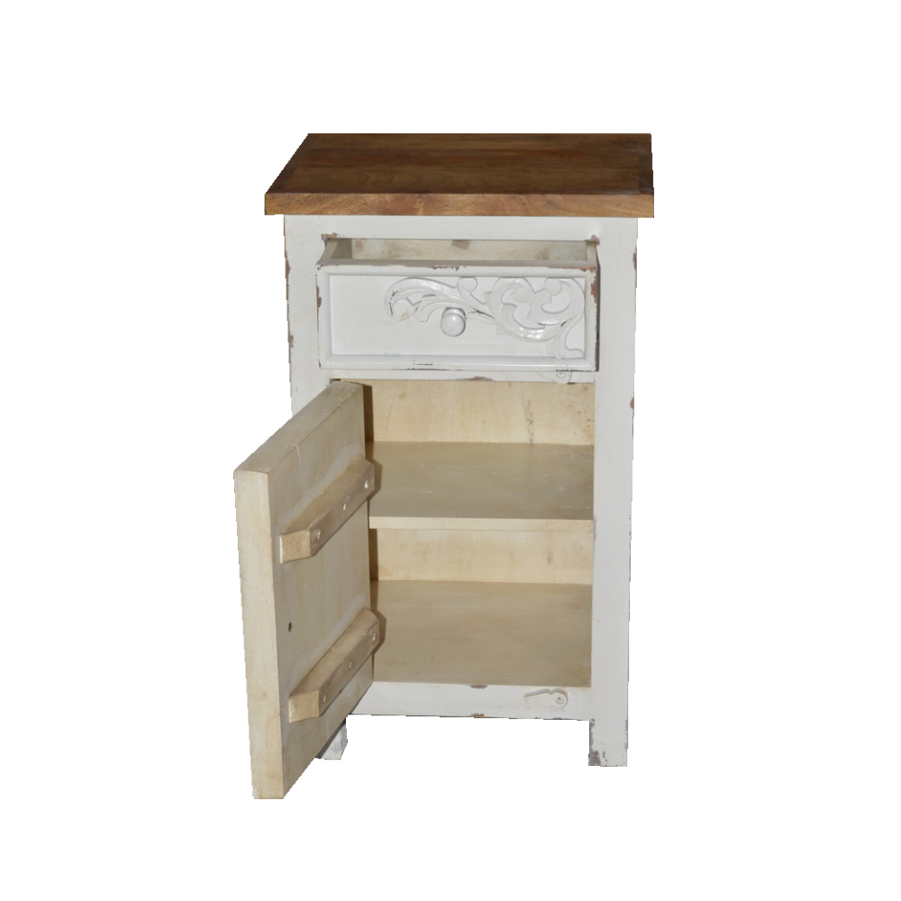 SYROS ΚΟΜΟΔΙΝΟ 1ΠΟΡΤΑ 1ΣΥΡΤΑΡΙ ΛΕΥΚΟ ΦΥΣΙΚΟ 42x32x70