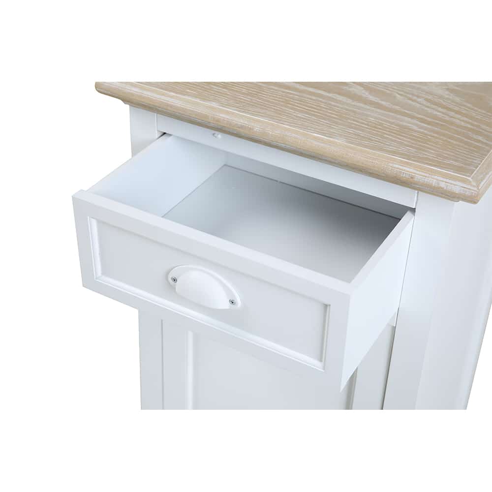 KIMOLOS ΚΟΜΟΔΙΝΟ 1ΠΟΡΤΑ 1ΣΥΡΤΑΡΙ ΛΕΥΚΟ ΦΥΣΙΚΟ 43x35x71