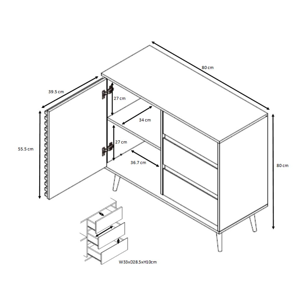KIROS ΚΟΜΟΤΑ ΦΥΣΙΚΟ 80x39x80