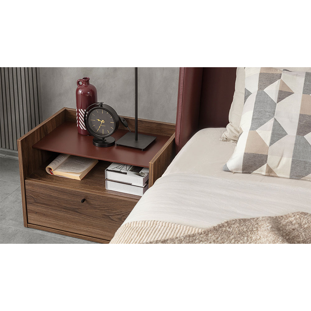 MARSALA ΚΟΜΟΔΙΝΟ 1ΠΟΡΤΑ 1ΡΑΦΙ ΚΑΡΥΔΙ 64x45x45