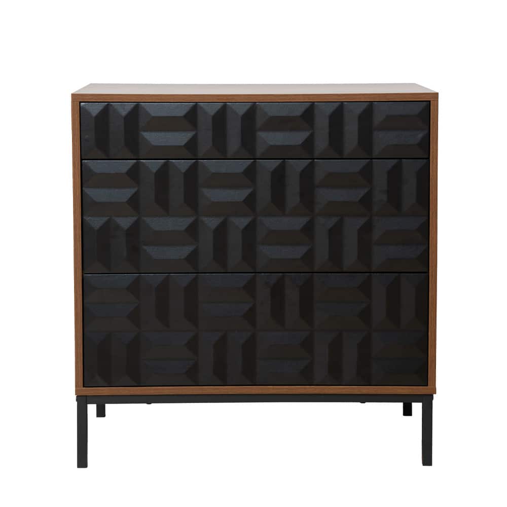 ZUMA ΣΥΡΤΑΡΙΕΡΑ ΚΑΡΥΔΙ ΜΑΥΡΟ 75.5x40x79