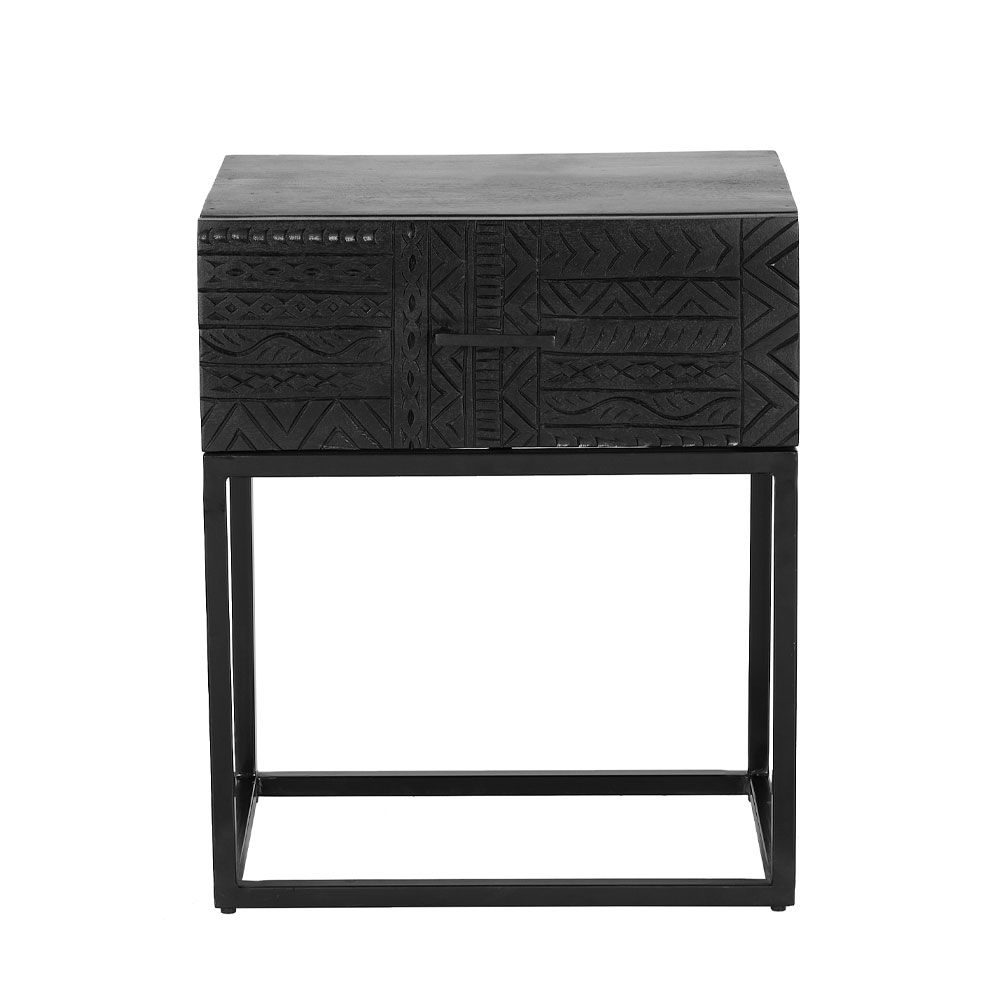 AZTEC ΚΟΜΟΔΙΝΟ 1ΣΥΡΤΑΡΙ ΜΑΥΡΟ 50x35x60