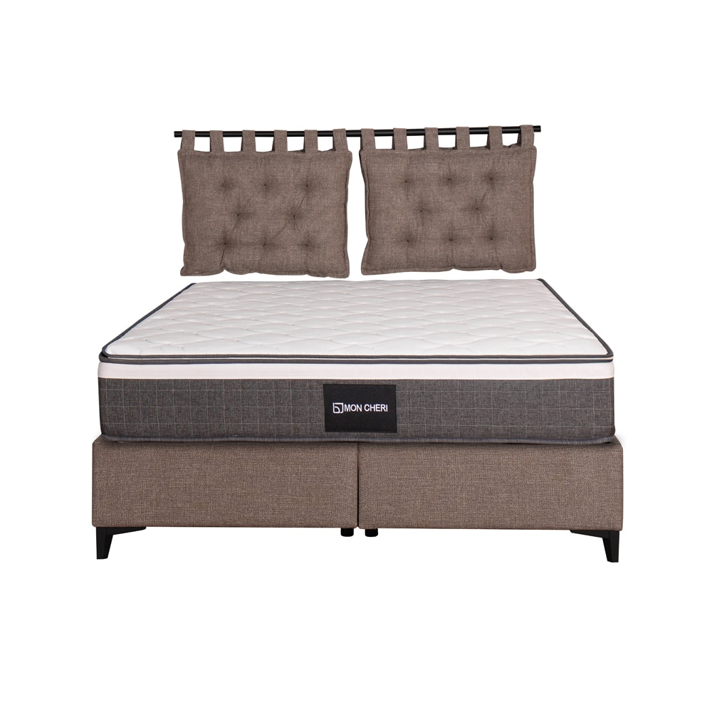 HANG ΜΑΞΙΛΑΡΙ ΚΕΦΑΛΑΡΙΟΥ SET 2ΤΕΜ ΓΚΡΙ ΚΑΦΕ 20-914 70x10x50