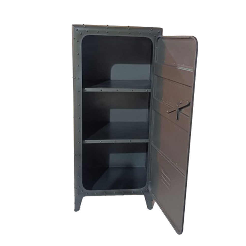 SAFE ΒΙΒΛΙΟΘΗΚΗ ΨΗΛΗ GUNMETAL 66x57xH152cm