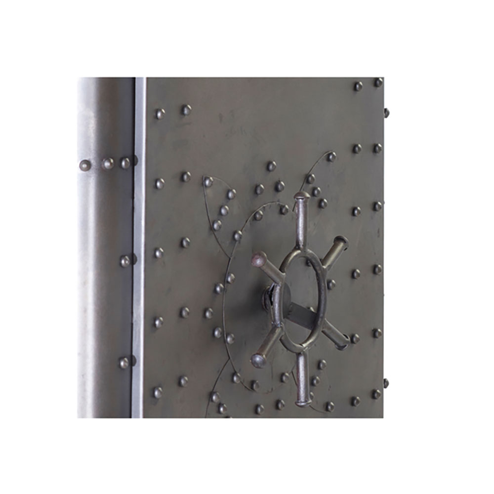 SAFE ΒΙΒΛΙΟΘΗΚΗ ΨΗΛΗ GUNMETAL 66x57xH152cm