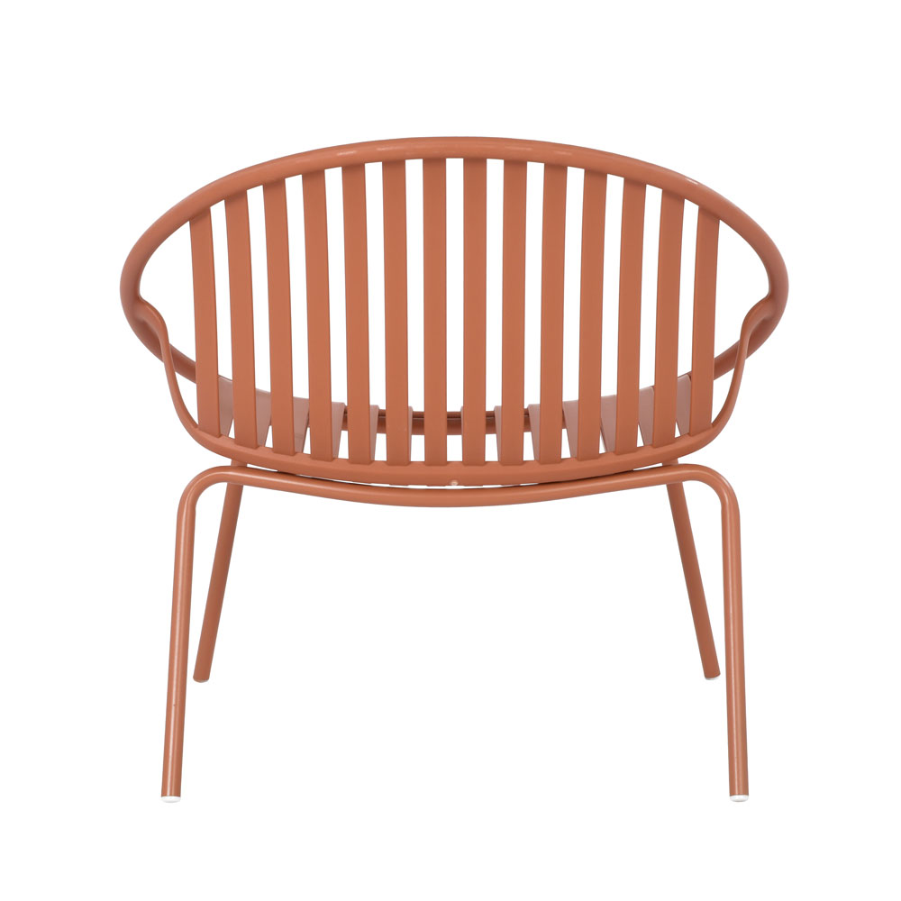 NADIN ΠΟΛΥΘΡΟΝΑ SET 2ΤΕΜ TERRACOTTA 80×61.5×73