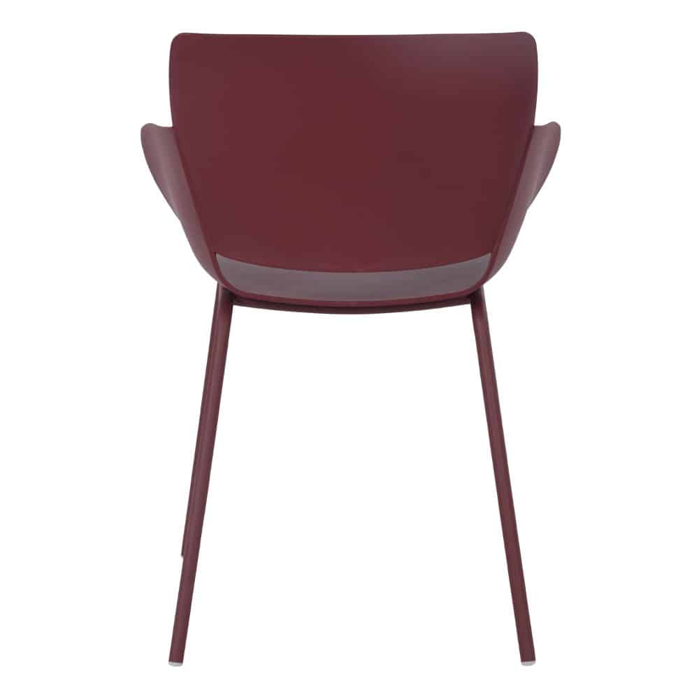 SEDIA ΚΑΡΕΚΛΑ MADDER BROWN 58x51x79.5cm
