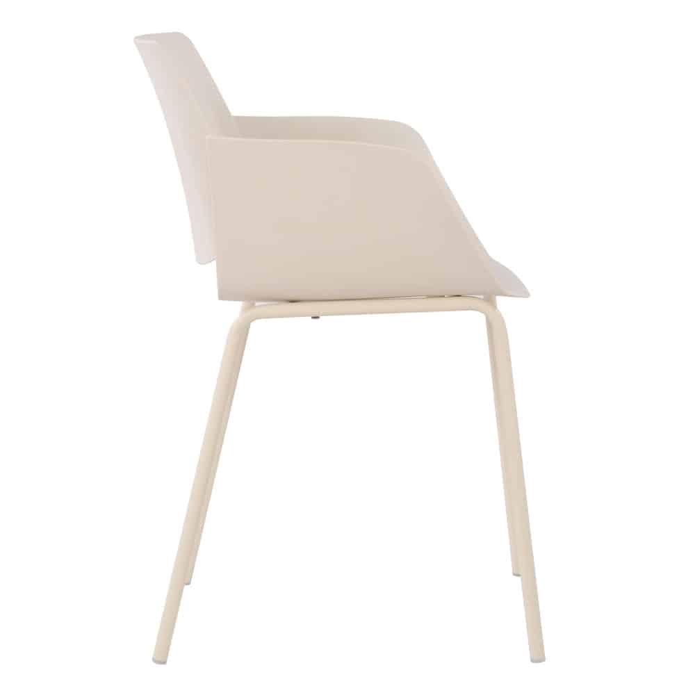SEDIA ΚΑΡΕΚΛΑ BEIGE 58x51x79.5cm