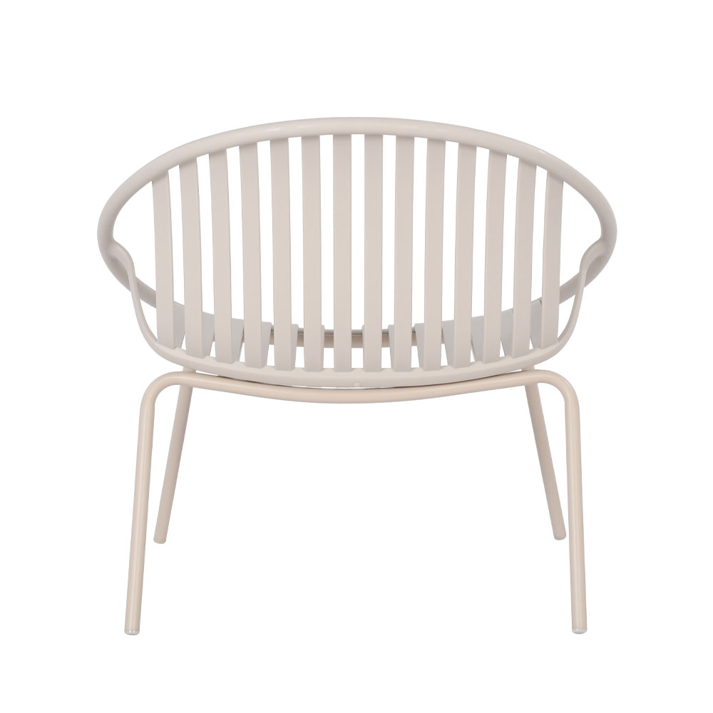 NADIN ΠΟΛΥΘΡΟΝΑ SET 2ΤΕΜ OFF WHITE 80×61.5×73