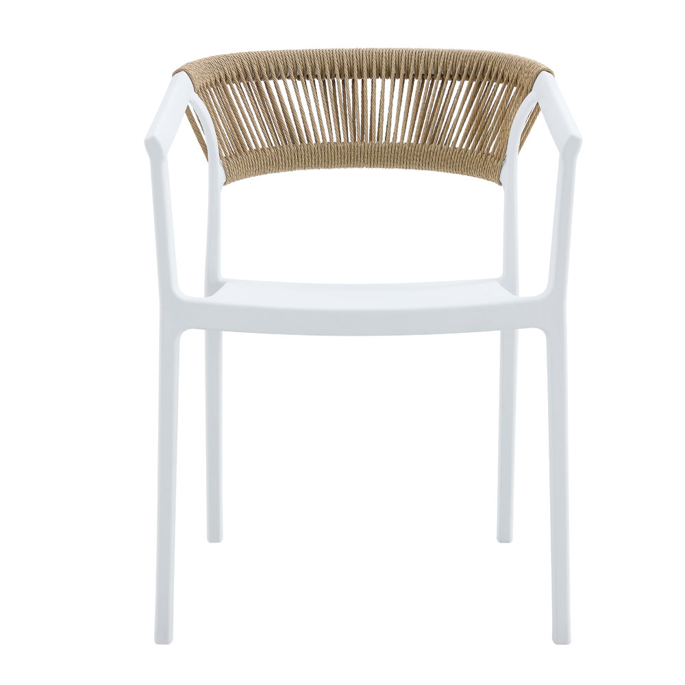 CONCORD ΚΑΡΕΚΛΑ ΛΕΥΚΟ LATTE 55.5×53.5×76