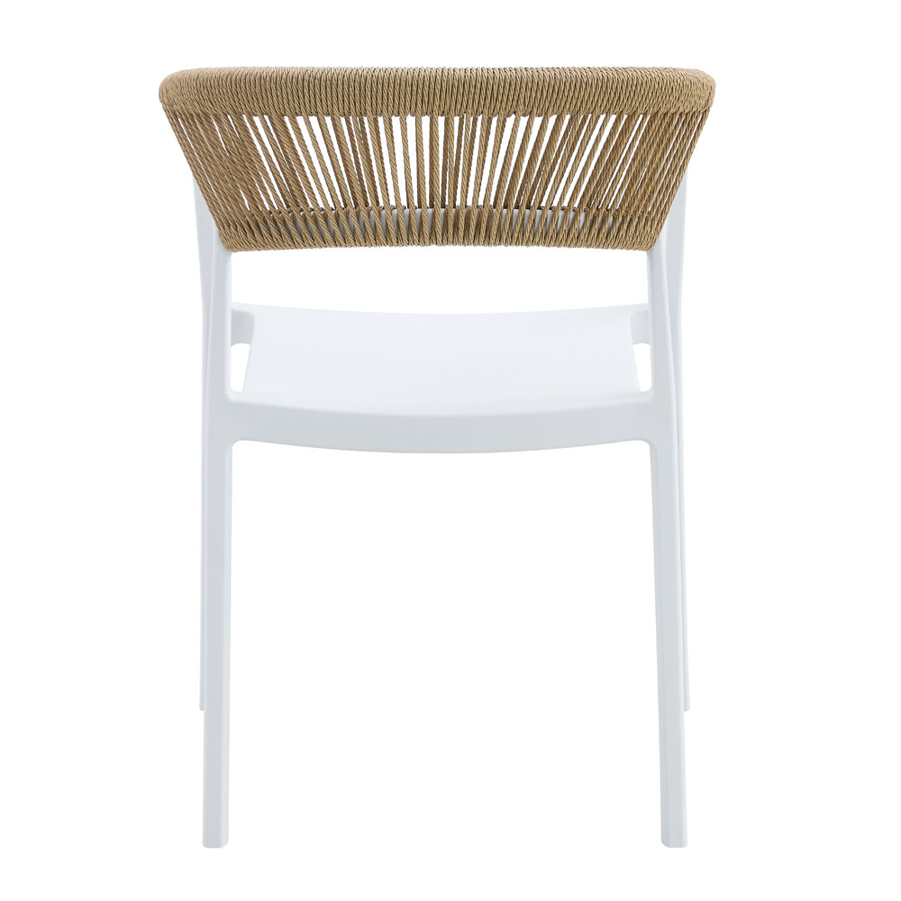 CONCORD ΚΑΡΕΚΛΑ ΛΕΥΚΟ LATTE 55.5×53.5×76