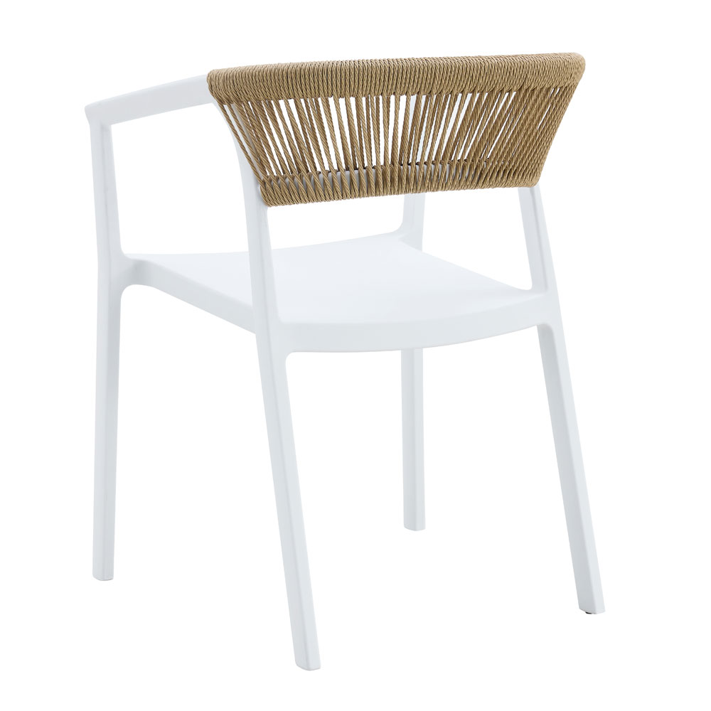CONCORD ΚΑΡΕΚΛΑ ΛΕΥΚΟ LATTE 55.5×53.5×76