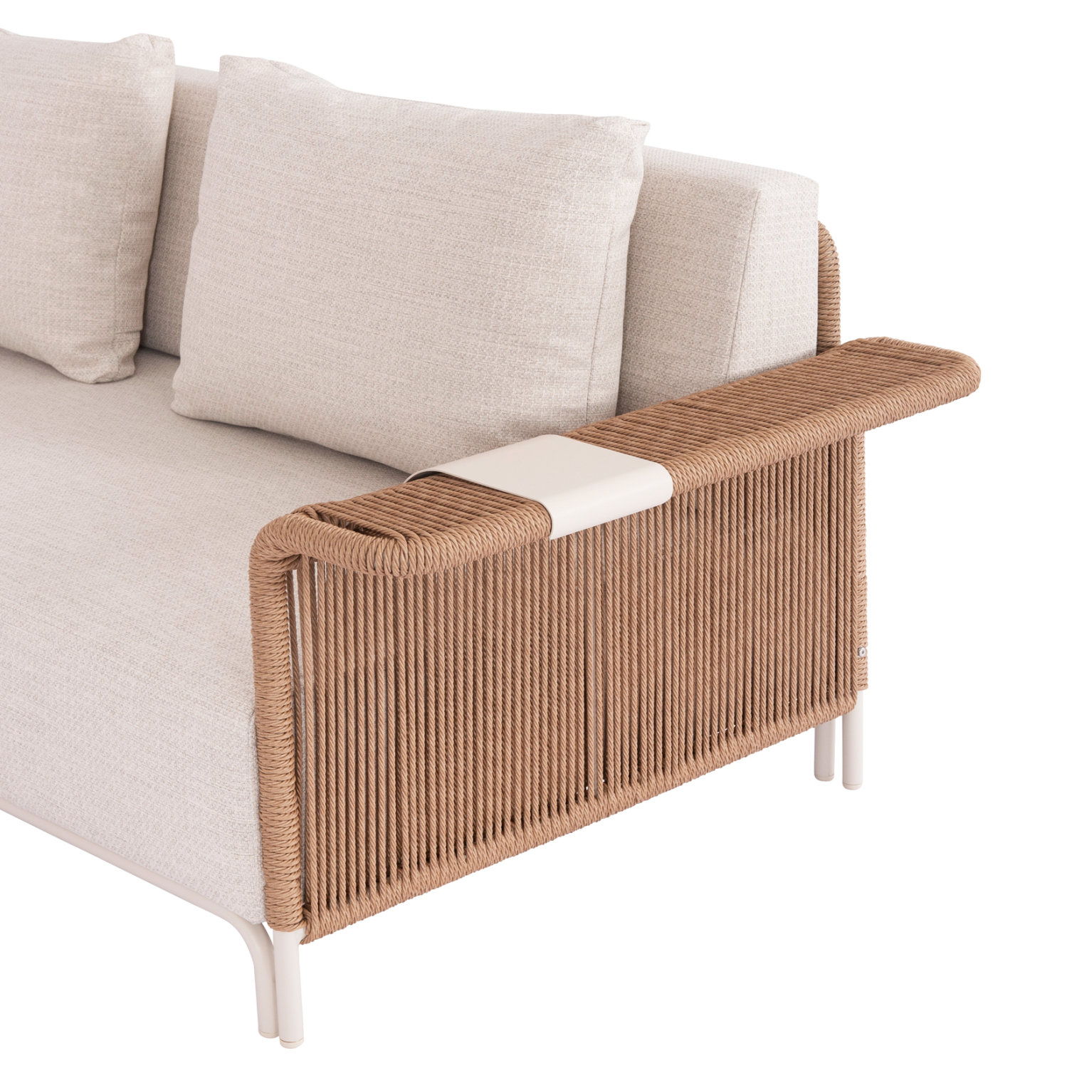 ΣΕΤ ΣΑΛΟΝΙ ΕΞ.ΧΩΡΟΥ 2ΤΜΧ AURORA SM6319 ΑΛΟΥΜΙΝΙΟ-TWISTED WICKER-SINTERED STONE