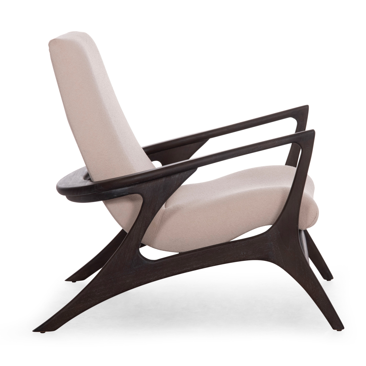 ΠΟΛΥΘΡΟΝΑ LOUNGE ARYA SM9969 ΞΥΛΟ TEAK ΣΕ ΜΑΥΡΟ-ΕΚΡΟΥ ΜΠΟΥΚΛΕ ΥΦΑΣΜΑ 92x80x86Υεκ.