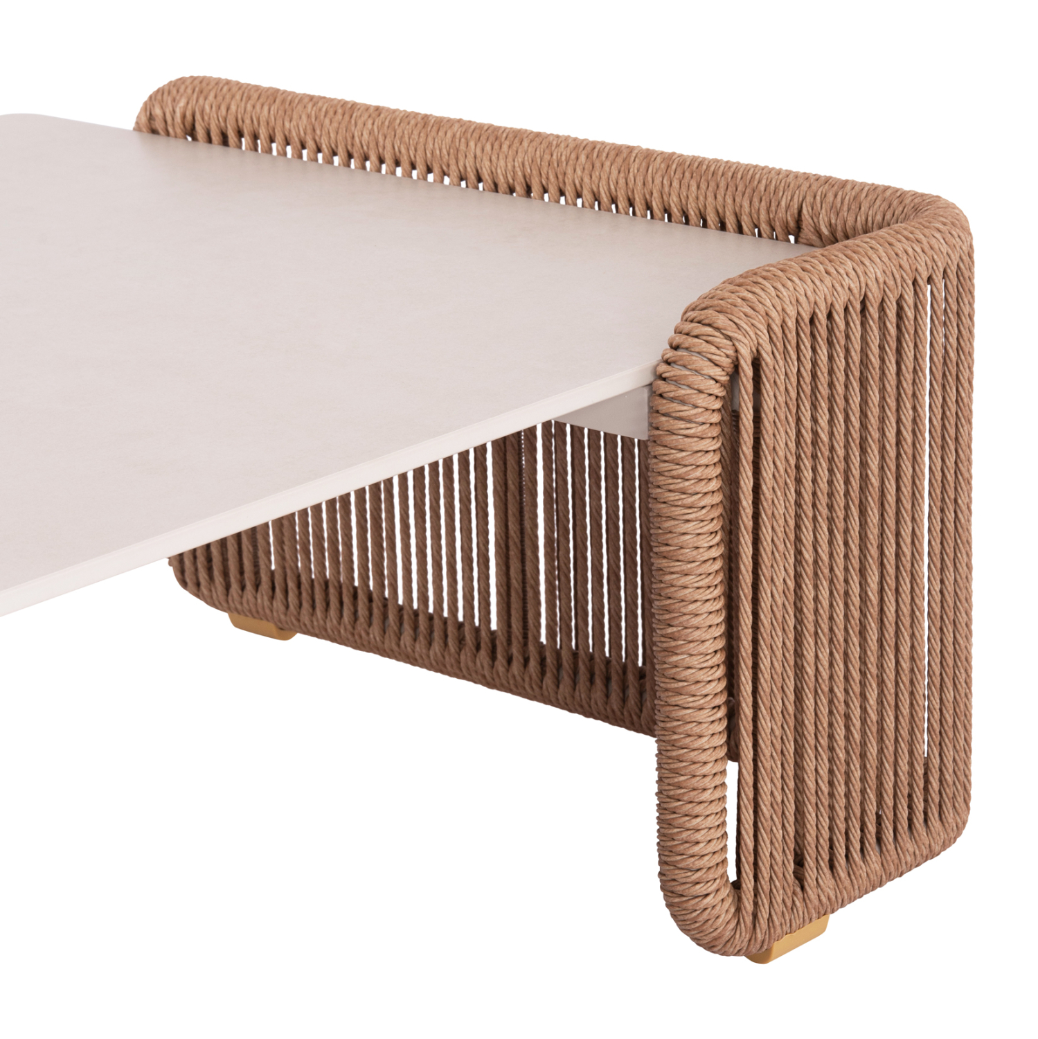 ΣΕΤ ΣΑΛΟΝΙ ΕΞ.ΧΩΡΟΥ 2ΤΜΧ AURORA SM6319 ΑΛΟΥΜΙΝΙΟ-TWISTED WICKER-SINTERED STONE