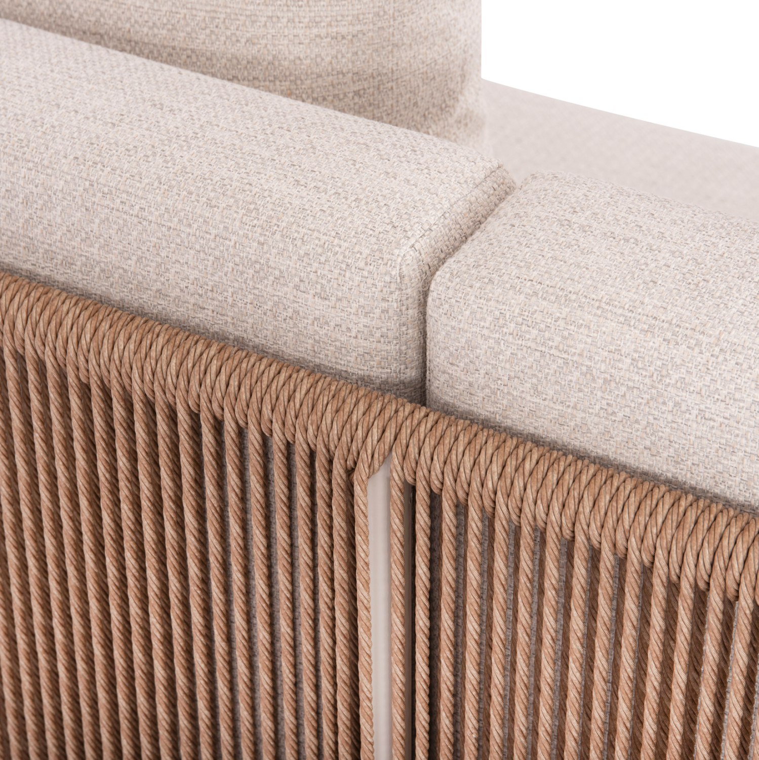 ΣΕΤ ΣΑΛΟΝΙ ΕΞ.ΧΩΡΟΥ 2ΤΜΧ AURORA SM6319 ΑΛΟΥΜΙΝΙΟ-TWISTED WICKER-SINTERED STONE