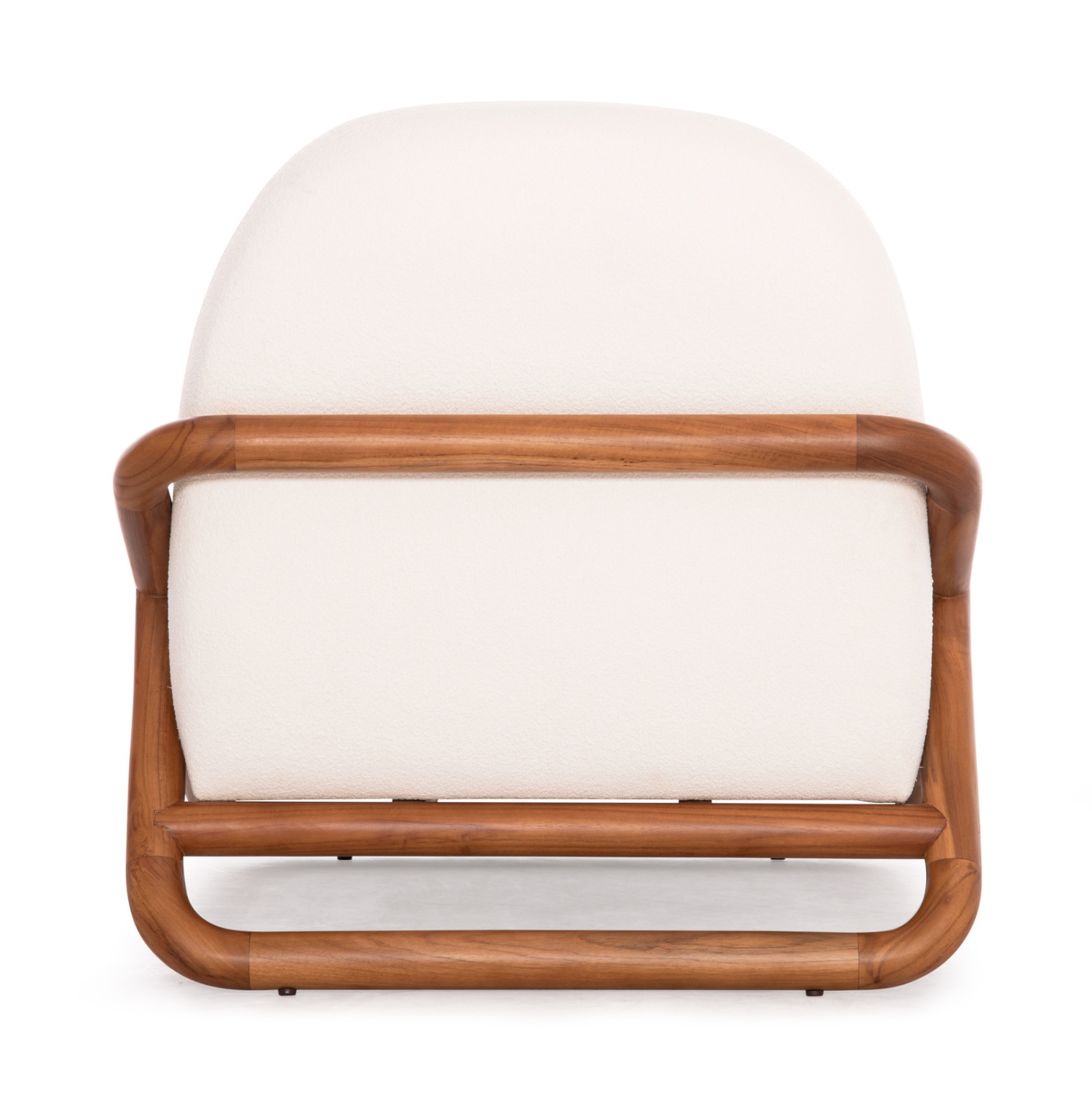 ΠΟΛΥΘΡΟΝΑ LOUNGE RAMROD SM9967 ΞΥΛΟ TEAK ΦΥΣΙΚΟ-ΕΚΡΟΥ ΜΠΟΥΚΛΕ 76x84x51-77,5Υεκ.