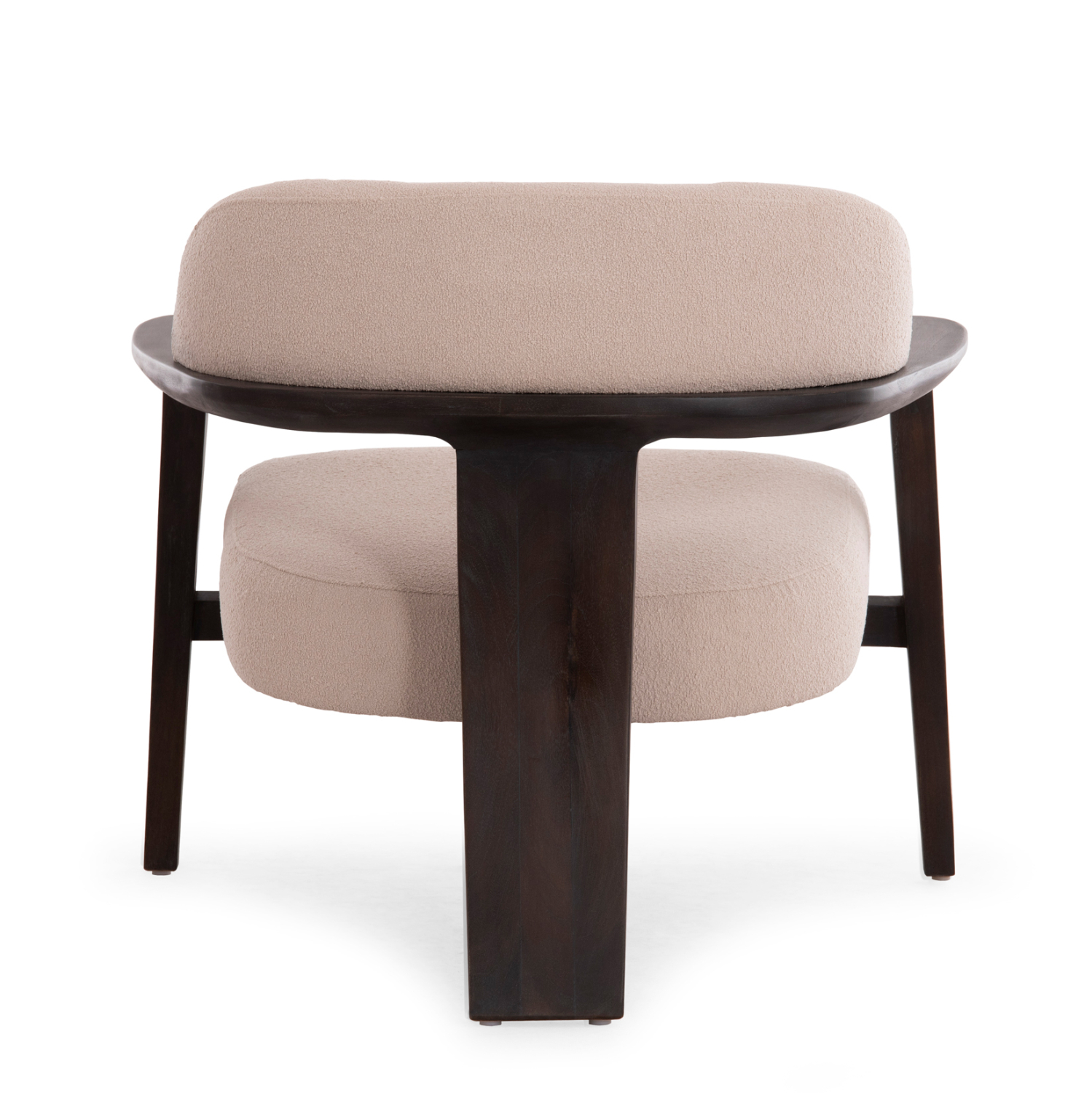 ΠΟΛΥΘΡΟΝΑ LOUNGE TRIAD SM9968 ΞΥΛΟ TEAK ΣΕ ΜΑΥΡΟ-ΕΚΡΟΥ ΥΦΑΣΜΑ 77×75,5×67Υεκ.