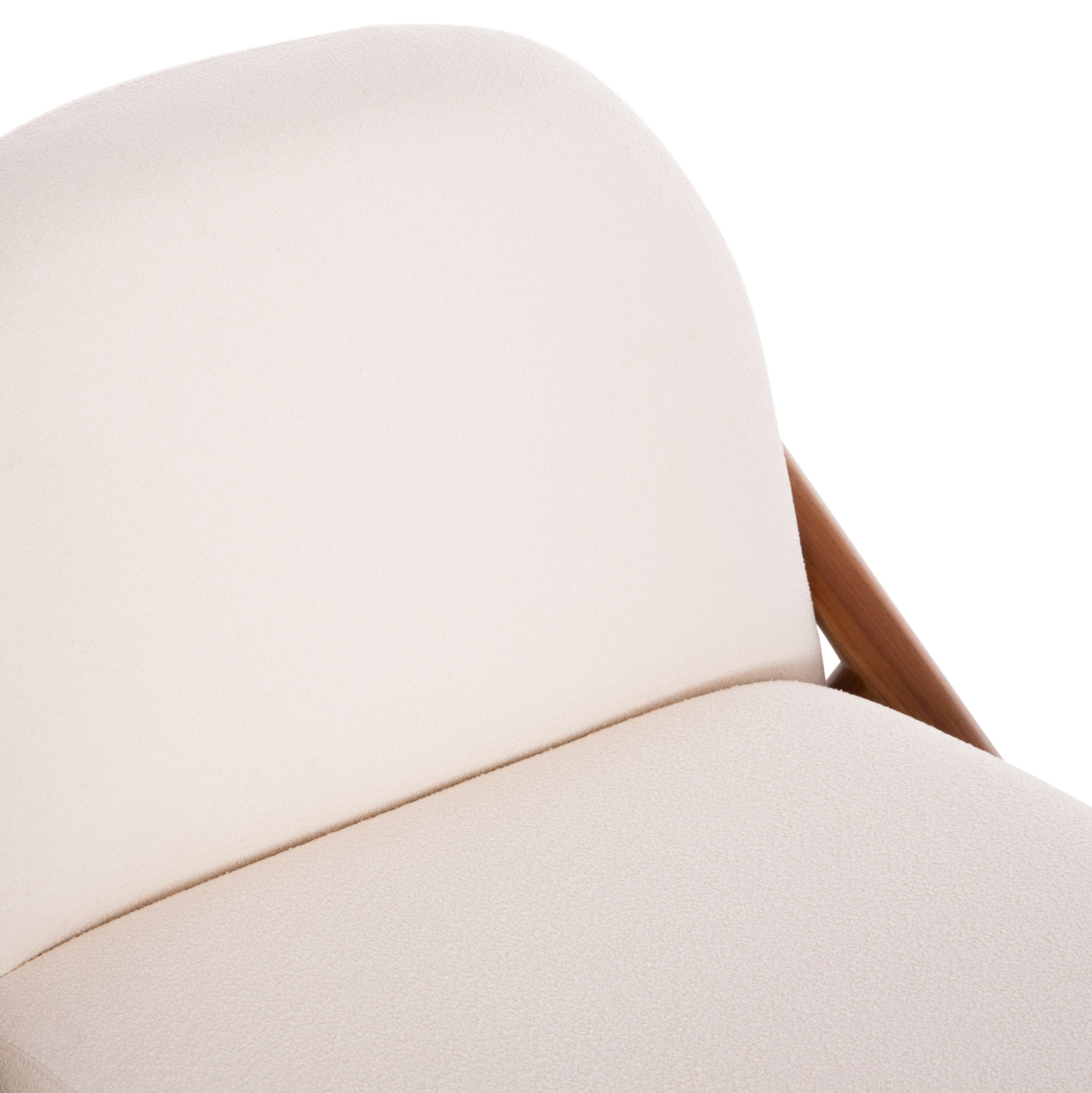 ΠΟΛΥΘΡΟΝΑ LOUNGE RAMROD SM9967 ΞΥΛΟ TEAK ΦΥΣΙΚΟ-ΕΚΡΟΥ ΜΠΟΥΚΛΕ 76x84x51-77,5Υεκ.